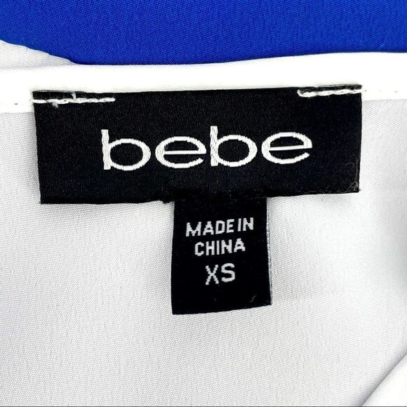 NWOT bebe Striped Color Block Dress - Picture 6 of 9